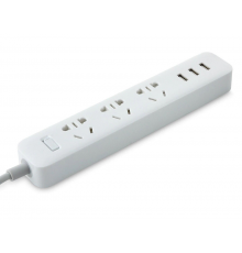 Сетевой удлинитель Xiaomi Power Strip (with 3 USB Port) XMCB01QMN, белый