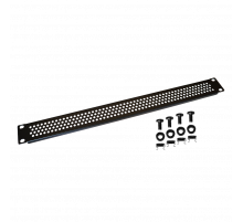 19" вентиляционная фальш-панель 1U, черная LAN-DC-VNP-1U