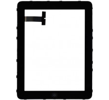 Сенсорное стекло (тачскрин) для iPad 1 черное с рамкой