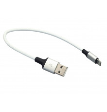 Кабель для зарядки  Apple Lightning 8Pin (Короткий), 25cm. Белый