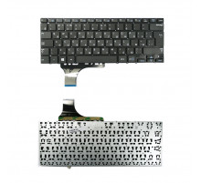 Клавиатура для ноутбука Samsung NP530U3B, NP530U3B-A02RU, NP530U3B-A03RU Series. Г-образный Enter. Черная, без рамки. PN: BA59-03254C.