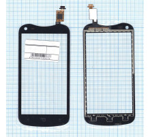 Сенсорное стекло (тачскрин) для Acer Liquid E2 Duo V370 черное