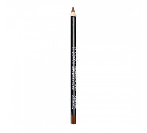 L’ocean Карандаш для губ / Lipliner Wood Pencil #02, Black Wine