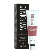 TEFIA Mypoint Краска для окрашивания ресниц и бровей / Eyebrow And Eyelash Color, черный, 25 мл