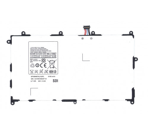 Аккумуляторная батарея SP368487A(1S2P) для Samsung Galaxy Tab 8.9, GT-P7300 6100mAh