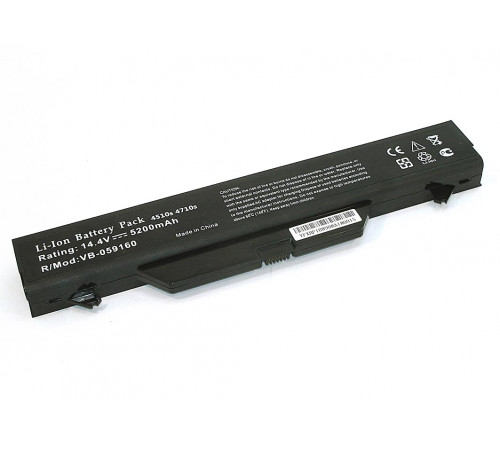 Аккумуляторная батарея для ноутбука HP Compaq 4510s 4710s (HSTNN-IB89) 14.4V 5200mAh OEM черная