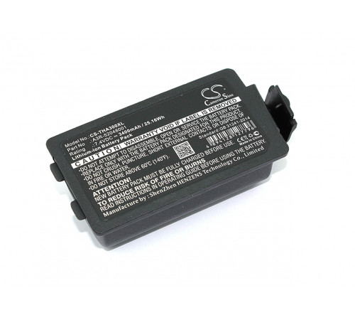 Аккумулятор CS-THA300XL для TSC Alpha 3R 7,4V 3400Ah Li-ion (A3R-52048001)