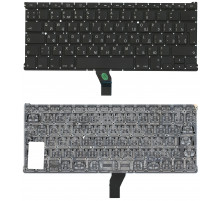 Клавиатура для ноутбука MacBook A1369 2010+  черная, большой ENTER RU