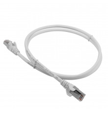 Патч-корд RJ45 - RJ45, 4 пары, FTP, категория 5е, 7 м, белый LSZH, LANMASTER LAN-PC45/S5E-7.0-WH