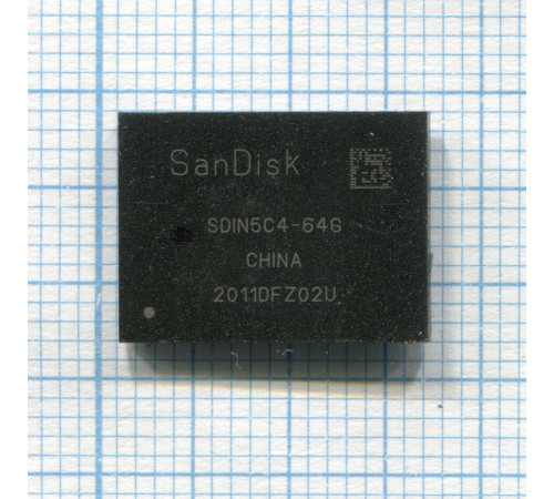 Микросхема EMMC NAND Flash Sandisk SDIN5C4 64GB