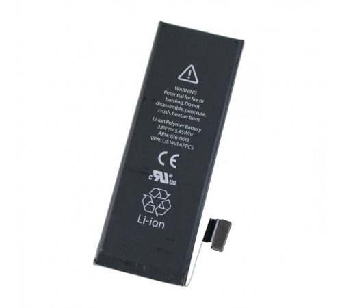 Аккумулятор для Apple iPhone 5, 3,8V, 5.45Wh