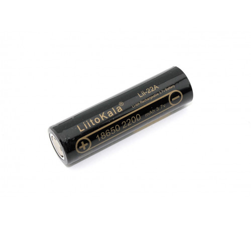 Аккумулятор типа 18650 Li-Ion LiitoKala Lii-22A 2200mAh, 3.7V