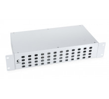 Cabeus Кросс бокс оптический на 48 SC LC duplex со сплайс пластиной и КДЗС, FO-19-48SC