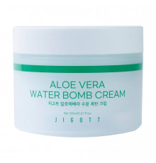 Jigott Крем для лица улажняющий с экстрактом алоэ вера / Aloe Vera Water Bomb Cream, 150 мл