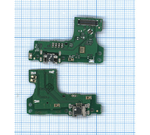 Плата разъема питания с микрофоном для Huawei Y6 prime 2019