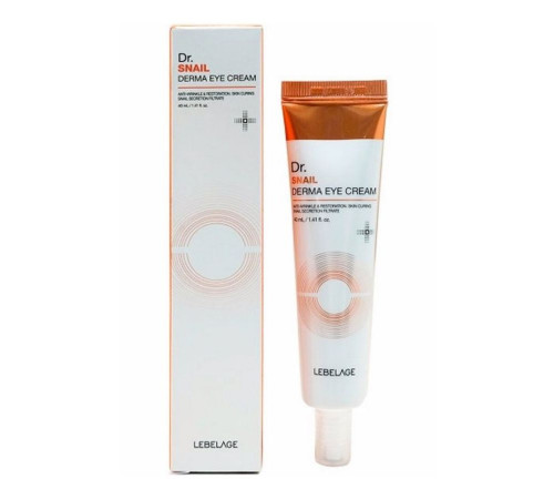 Lebelage Крем для кожи вокруг глаз с муцином улитки / Dr.Snail Derma Eye Cream, 40 мл