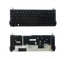 Клавиатура для ноутбука Samsung NP900X1A, NP900X1B Series. Плоский Enter. Черная, без рамки. С подсветкой. PN: BA59-02907C.