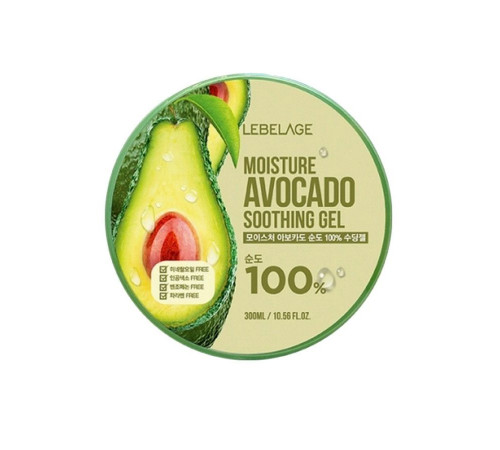 Lebelage Универсальный гель с авокадо / Moisture Avocado Soothing Gel, 300 мл