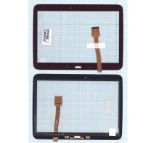 Сенсорное стекло (тачскрин) для Samsung Galaxy Tab 3 10.1 P5200 P5210 красное