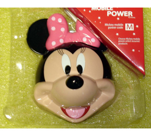 Универсальный внешний аккумулятор Powerbank Minnie mouse 5200mAh