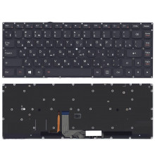 Клавиатура для ноутбука Lenovo IdeaPad Yoga 4 pro, 900, 900-13ISK, 900S-13ISK2 черная, с подсветкой