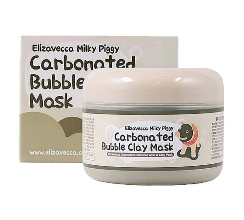 Elizavecca Маска для лица глиняно-пузырьковая / Carbonated Bubble Clay Mask, 100 мл