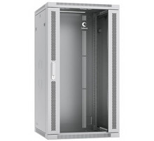 Cabeus SH-05F-22U60/45 Шкаф телекоммуникационный настенный 19" 22U 600x450x1082mm ( ШхГхВ) дверь стекло, 1 ЧАСТЬ