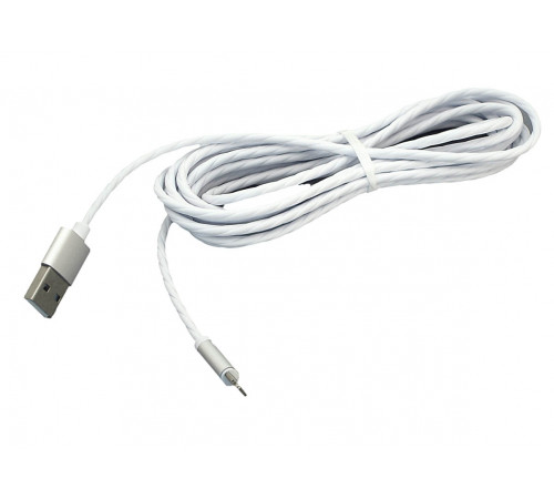 Кабель для зарядки Apple Lightning 8Pin. 3m. Белый