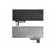 Клавиатура для ноутбука Asus T200, T200T, чёрная, без рамки, Плоский Enter