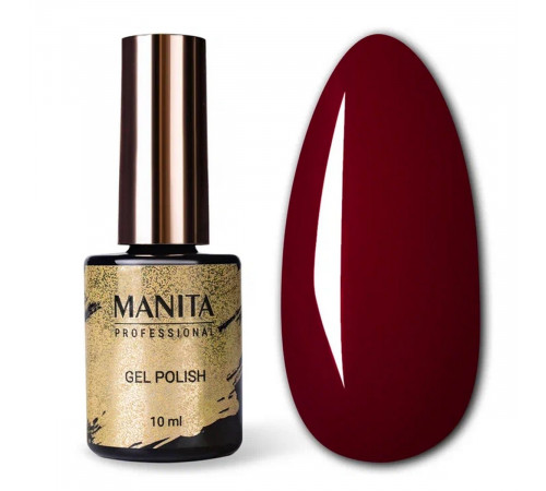 Manita Professional Гель-лак для ногтей / Classic №38, Burgundy Red, 10 мл