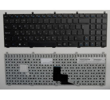 Клавиатура для ноутбука DNS 0123975, C4500, Clevo W765, MP-08J46SU-430 черная, без рамки