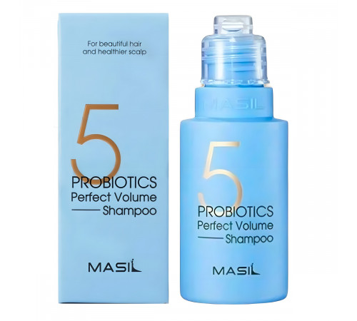 Masil Шампунь для объёма волос с пробиотиками / 5 Probiotics Perpect Volume Shampoo, 50 мл