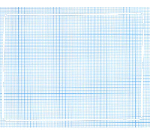Рамка тачскрина для Apple iPad 2 белая