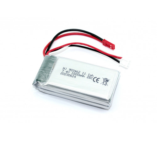 Аккумулятор Li-Pol 7.4v 903462 1500mah разъем JST