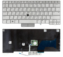 Клавиатура для ноутбука HP EliteBook 2740P серебристая