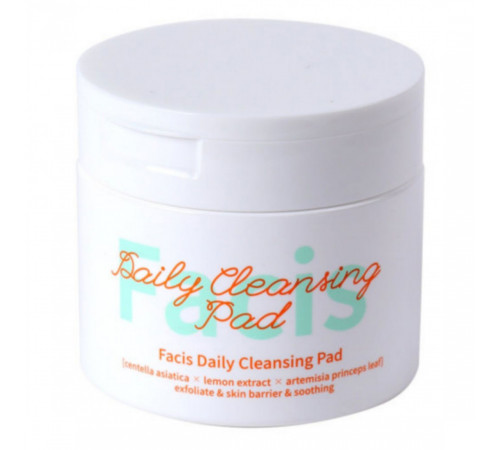 Jigott Пэды для лица с экстрактом лимона и центеллы / Facis Daily Cleansing Pad, 180 мл