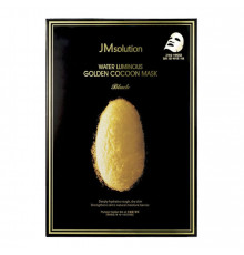 JMsolution Тканевая маска с протеинами кокона шелкопряда / Water Luminous Golden Cocoon Mask, 45 мл