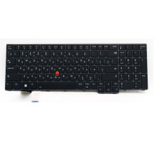 Клавиатура для ноутбука Lenovo Thinkpad P16s T16 gen1 черная с подсветкой