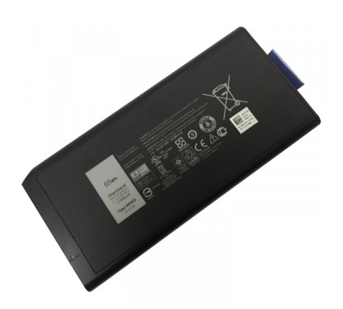 Аккумулятор для Dell Latitude 12 (7204), 14 (7404), 14 rugged 5404, 14 rugged 7404, rugged extreme 7404, (4XKN5), 65Wh, 5700mAh, 11.1V