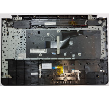 Клавиатура для ноутбука Samsung RC710, RC711 черная, верхняя панель в сборе