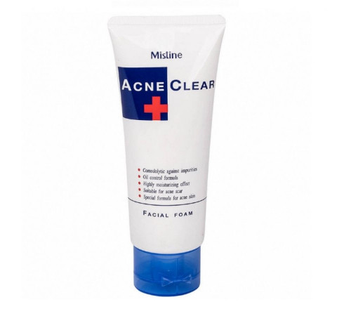 Mistine Пенка для умывания для проблемной кожи от угрей и прыщей / Acne Clear Facial Foam, 85 г