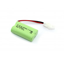 Аккумулятор Ni-Cd  2.4V 1800mah AA Flatpack разъем 5559 plug