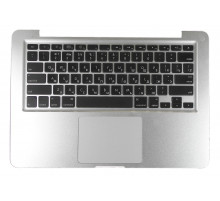 Клавиатура для ноутбука MacBook A1278 топ-панель серебристая