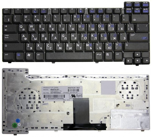 Клавиатура для ноутбука HP Compaq nx7300, nx7400 черная