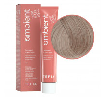 TEFIA  Ambient 9.01 Перманентная крем-краска для волос / Очень светлый блондин натуральный пепельный, 60 мл