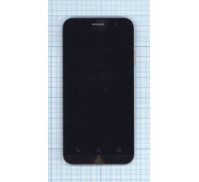 Дисплей для Asus ZenFone Go ZB500KL черный с рамкой