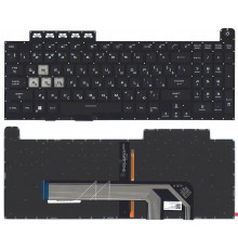 Клавиатура для ноутбука Asus FX506 FX506U черная с подсветкой