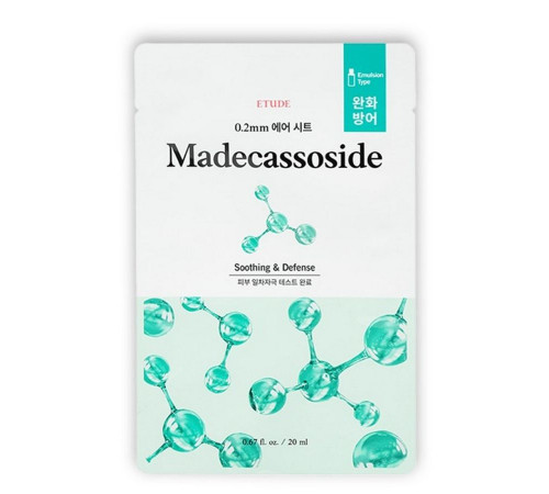 Etude Тканевая маска для лица с экстрактом мадекассосида / 0.2 Therapy Air Mask Madecassoside, 20 мл