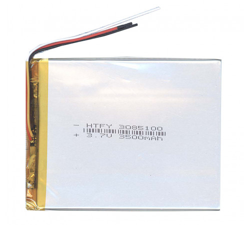 Аккумулятор Li-Pol (батарея) 3*85*100мм 3pin 3.7V/3500mAh