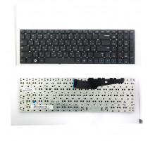 Клавиатура для ноутбука Samsung NP300E7A, NP305E7A, NP305E7A-S01RU Series. Плоский Enter. Черная, без рамки. PN: BA75-03351C.